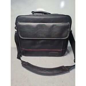 Targus Black Universal Notebook Case Vintage Leather Laptop Bag Model CUN1